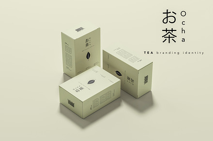 Ocha - Tea Branding Mockup Set, a Packaging Mockup by pmvch
