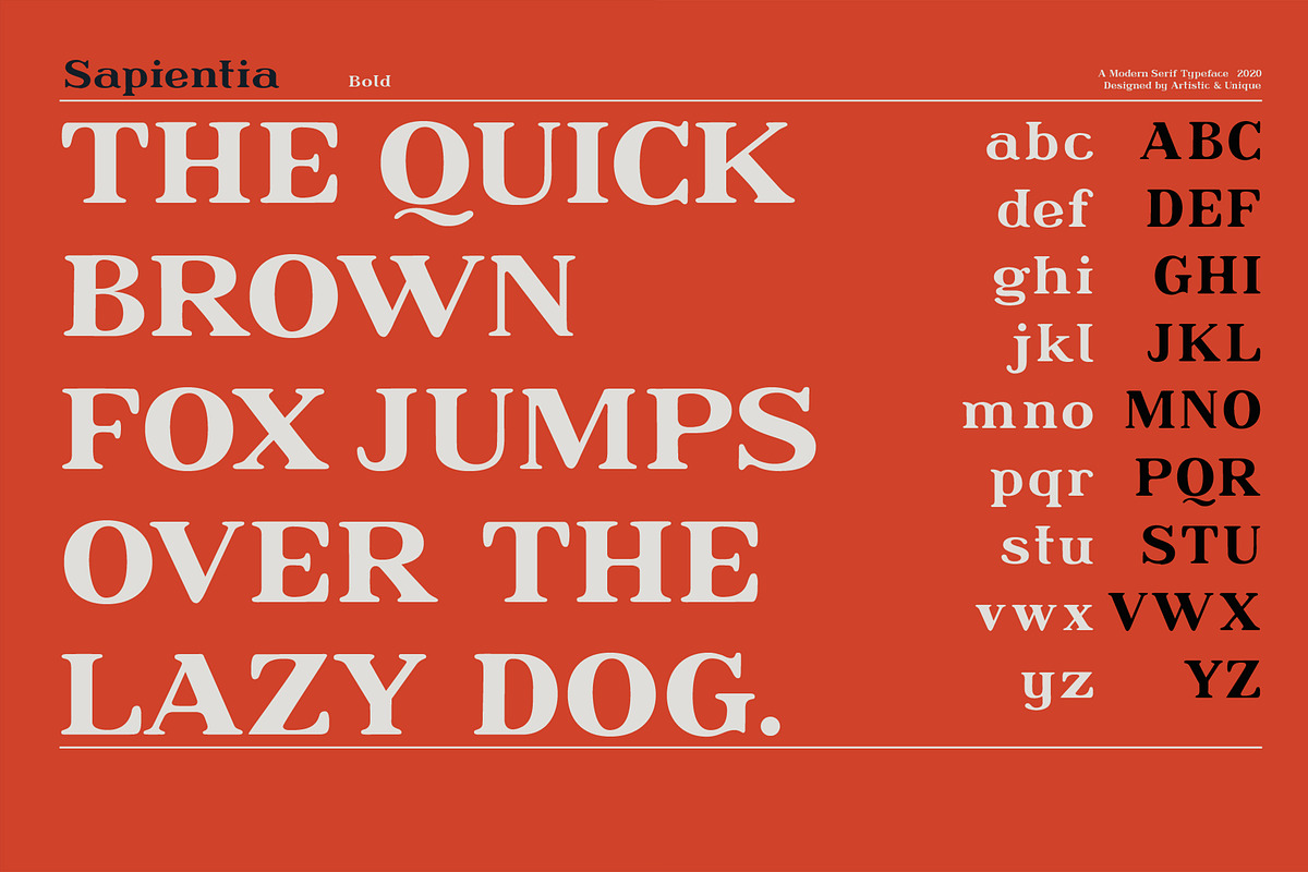 Sapientia - Serif Font Family, a Serif Font by Artistic & Unique (Photo 9 of 12)