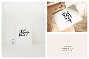 01 - Card Mockup Bundle, a Print Template by youdiful creation (Thumbnail 2 of 3)