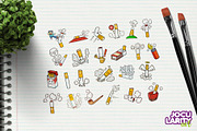 Funny Cigarette Cartoon Illustration, a Healthcare Illustration by Jocularity Art (Thumbnail 2 of 3)
