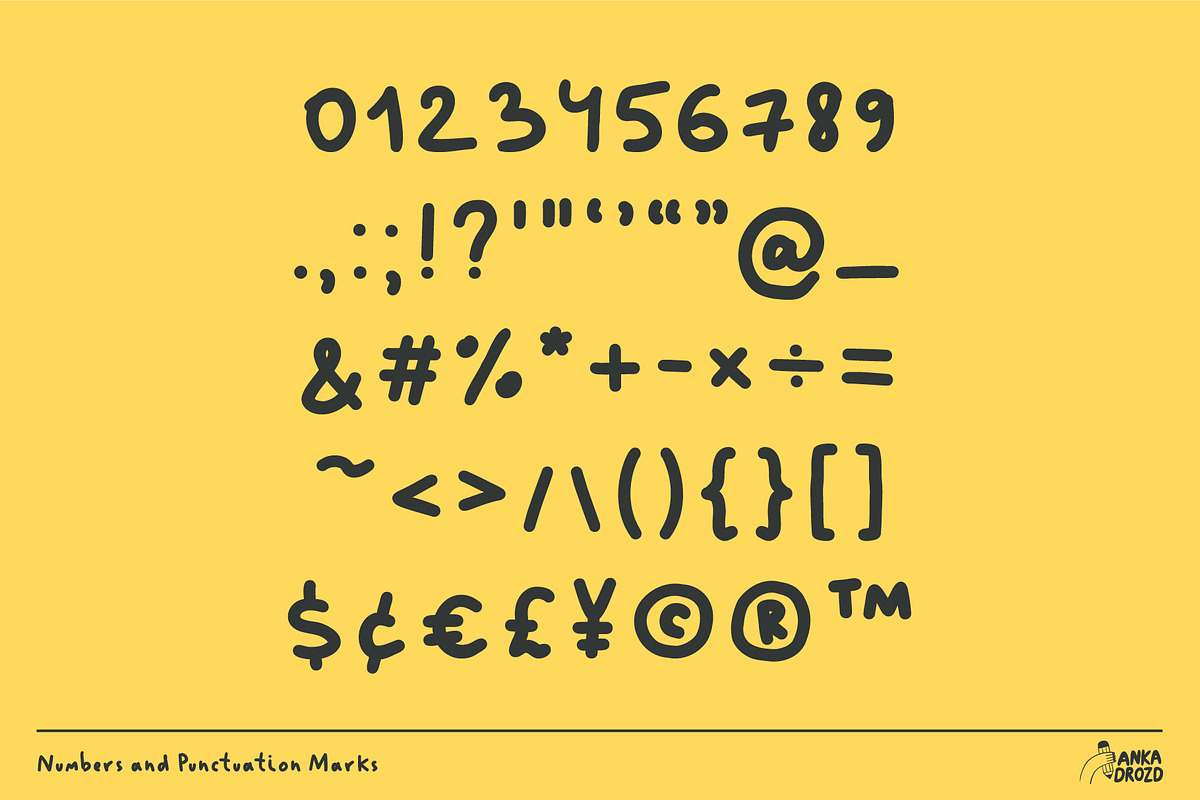 Farmers Market, a Handwritten Font by AnkaDrozd (Photo 8 of 10)