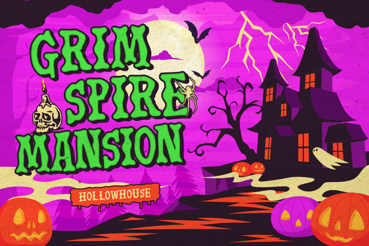 Flamor - Spooky Halloween Font, a Handwritten Font by Artisan Themes (Photo 3 of 11)