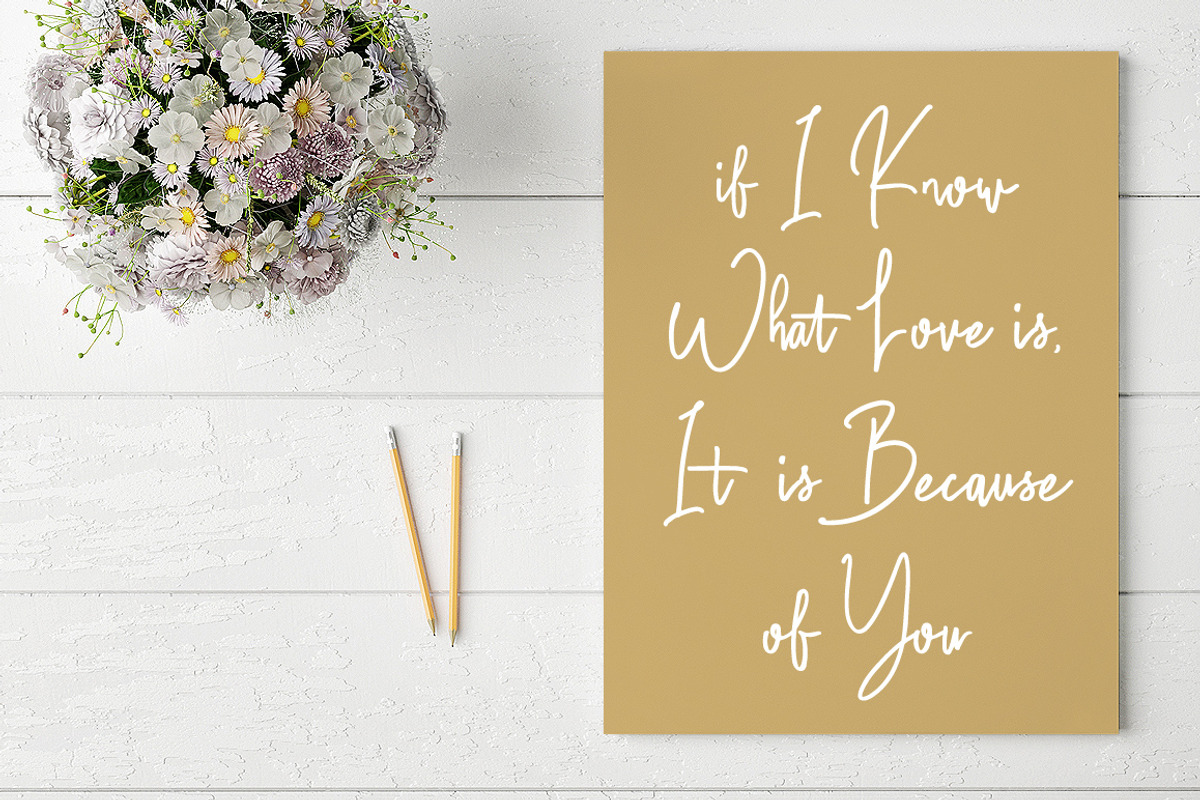 Salute Riches - Handwritten Font preview 8