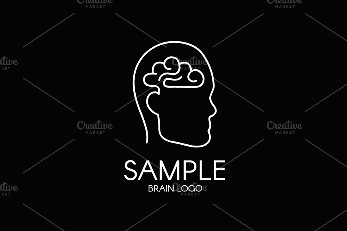 Brain logo designs, a Branding & Logo Template by Slavko Kahovsky (Photo 3 of 5)