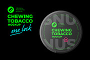 Snus Chewing Tobacco one lock 4 PSD, a Packaging Mockup by easymock 2 (Thumbnail 2 of 15)