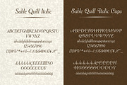 Sable Quill Hand Drawn Serif Font, a Font by Eclectic Anthology (Thumbnail 8 of 9)