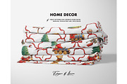 Vintage Christmas seamless pattern, a Texture Graphic by Milatoo (Thumbnail 4 of 5)