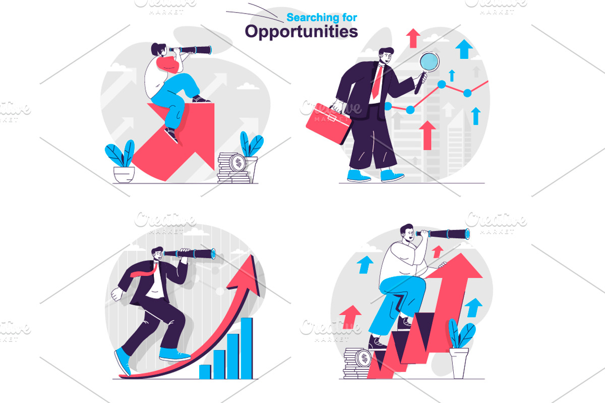 Flat Design Concept Illustrations, a Finance Illustration by alexdndz (Photo 29 of 42)