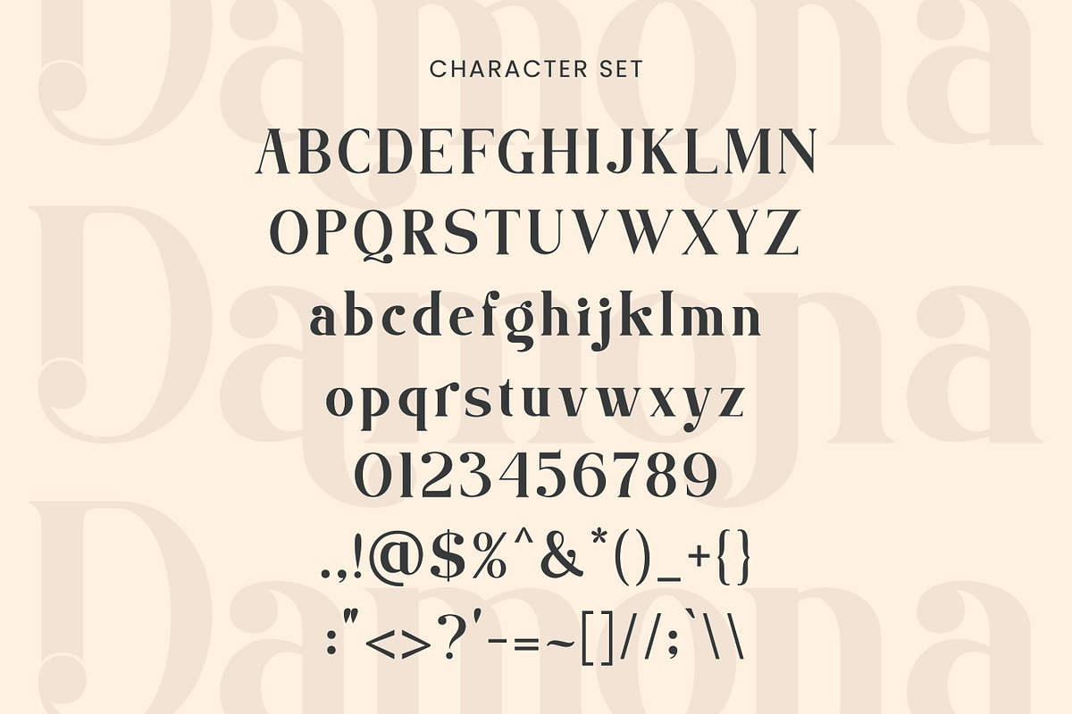 Damona, a Sans Serif Font by Flawless And Co (Photo 8 of 12)