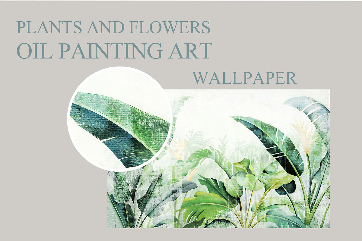 Plants and Flowers Art Wallpaper, a Wallpaper Graphic by fei long (Photo 5 of 10)