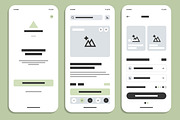 Mobile App UI UX Design Wireframe, a Wireframe Template by MightyDesign (Thumbnail 2 of 7)