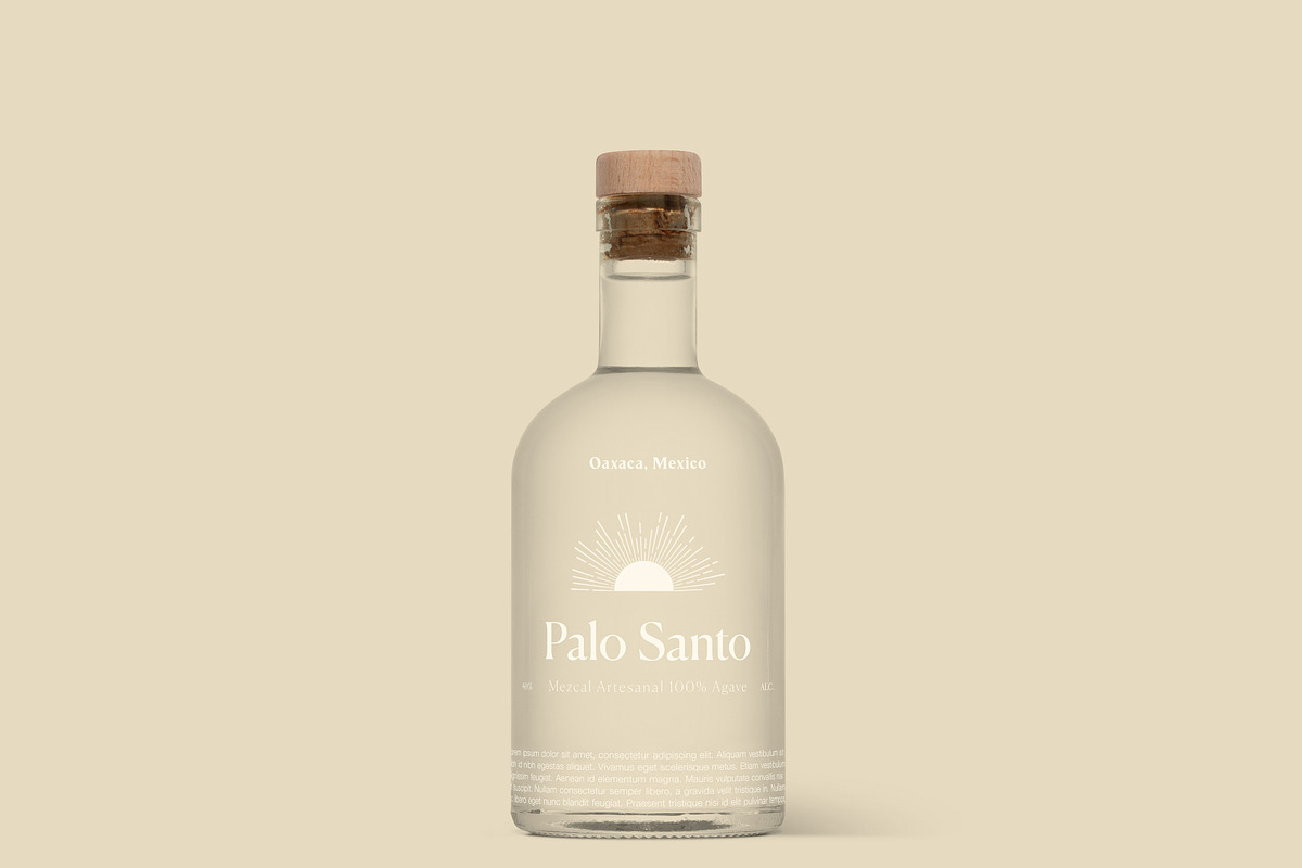 Glass Liquor Bottle Mockup, a Packaging Mockup by Copal (Photo 4 of 12)