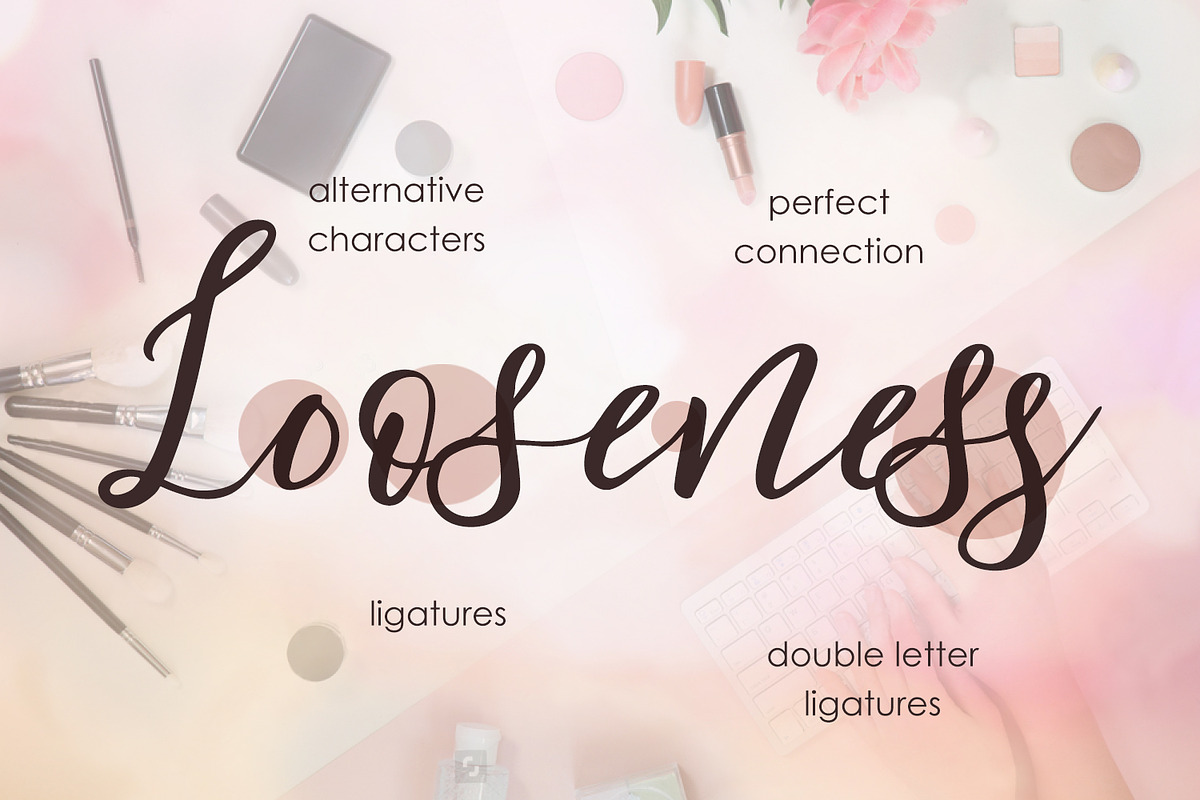 Spontaneity - script font preview 4