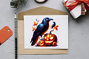 Halloween Birds Clipart, an Illustration by RobertsArt (Thumbnail 4 of 7)