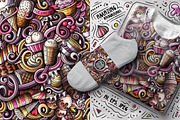 7 Ice Cream Seamless Patterns, a Pattern Graphic by BALABOLKA (Thumbnail 3 of 8)