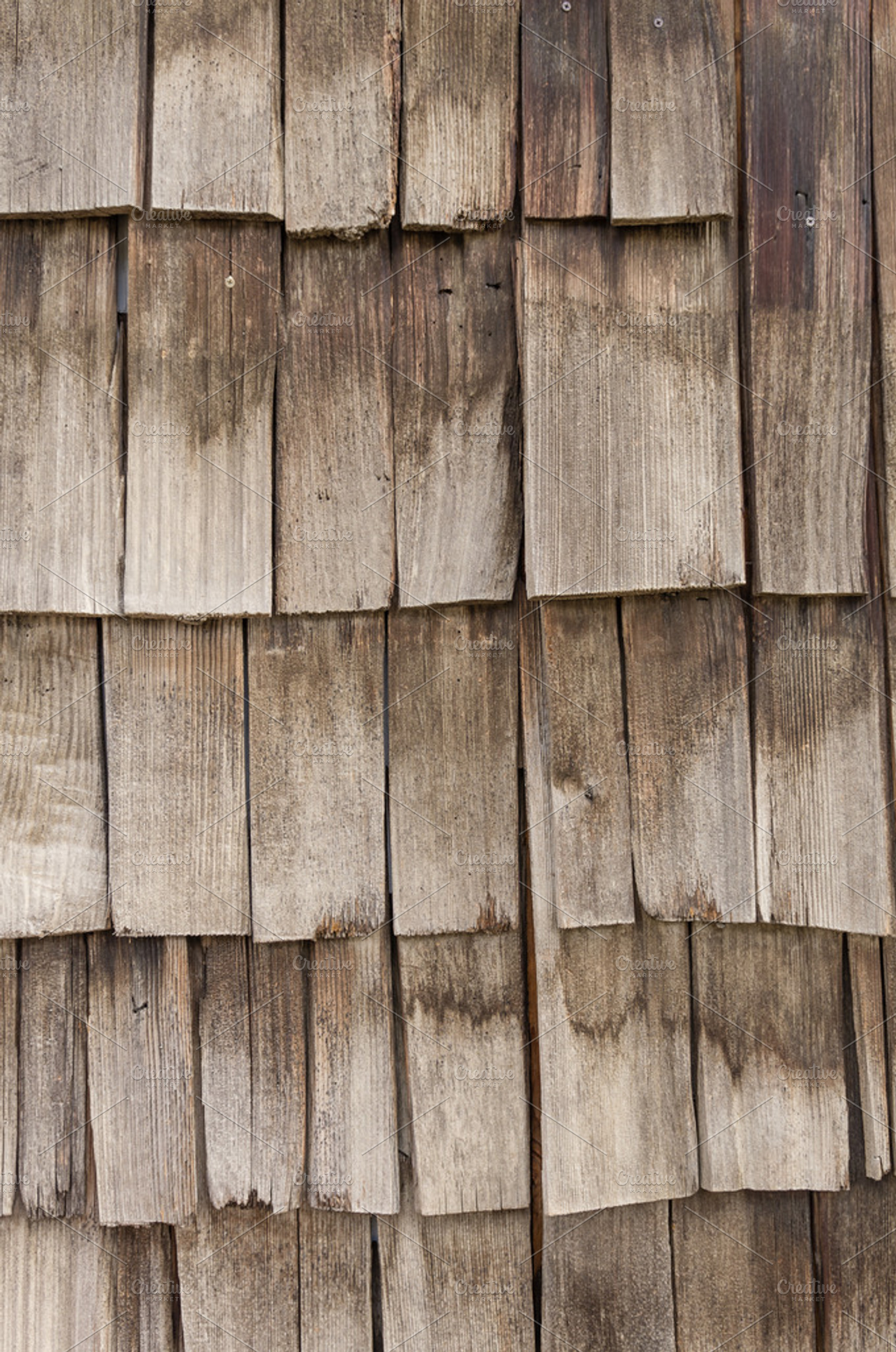 Worn Shingle Texture For Background