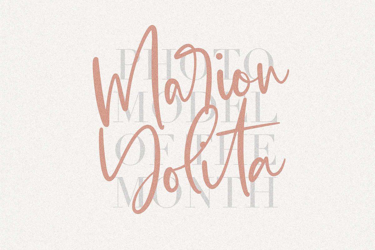 Goldie Blanket - Modern Calligraphy, a Script Font by Letterative Studio (Photo 3 of 7)