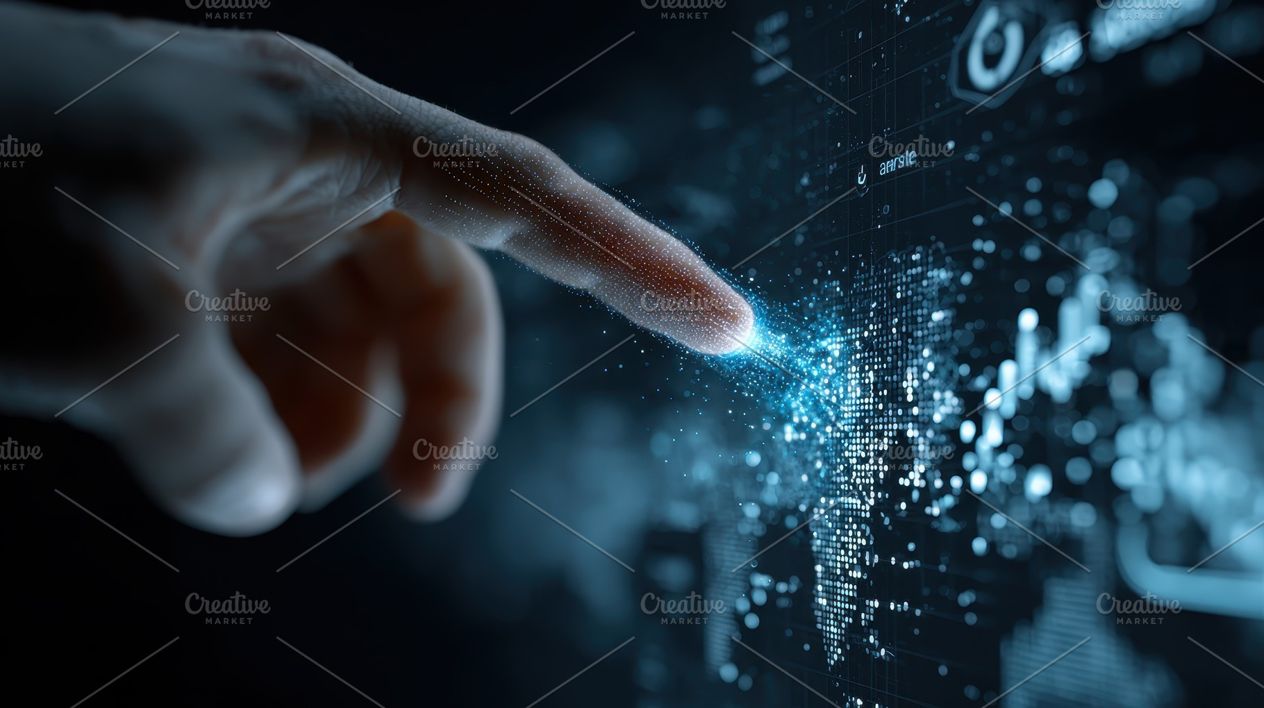 Fingertip touching digital world map, a Photo by Pixeness Studio