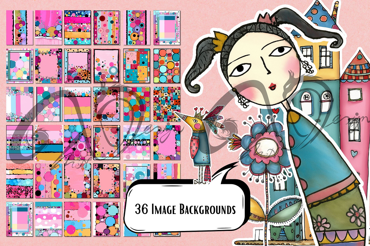 Pastel Playtime: Whimsical kit, a Person Illustration by NiiiNArt (Photo 4 of 7)