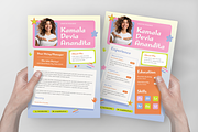 Creative CV Resume, a Resume Template by Annora Studio (Thumbnail 2 of 6)