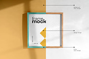 Frame Poster Mockup, a Print Template by dpi (Thumbnail 1 of 4)