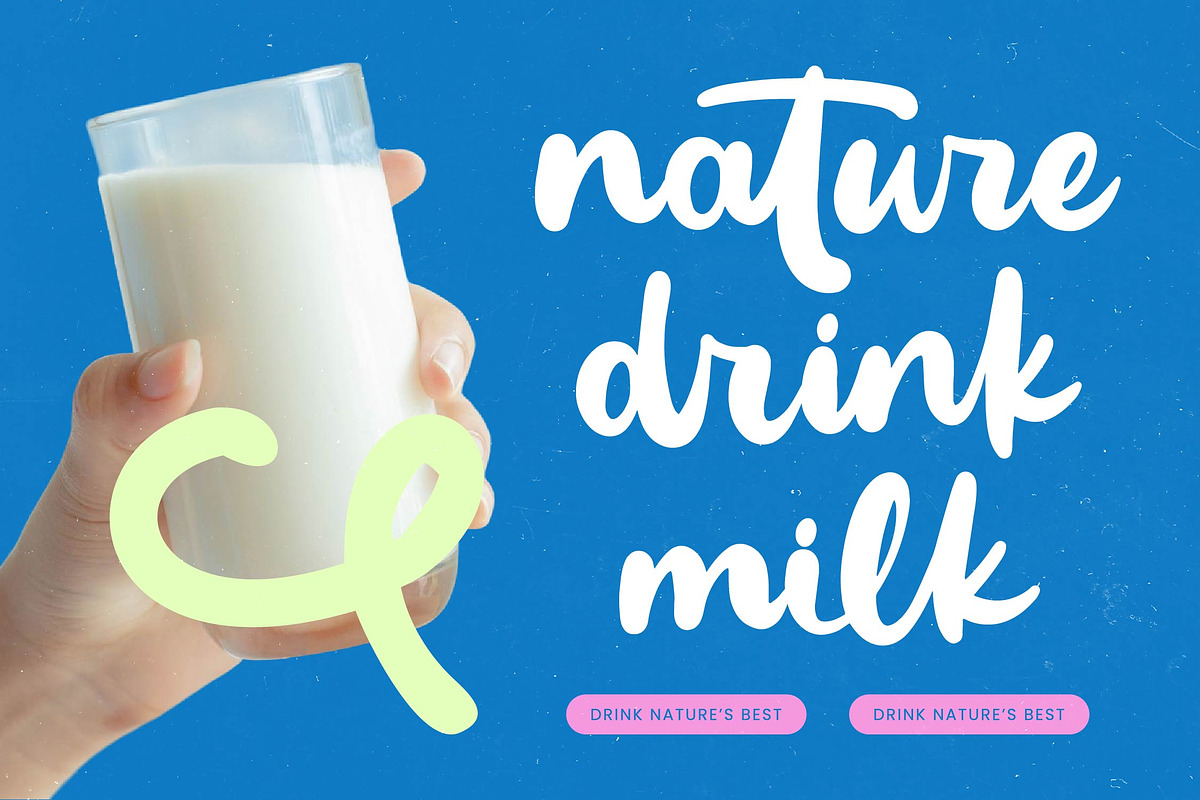 Create Paint Bold Calligraphy Font, a Script Font by stylishtype.co (Photo 17 of 20)