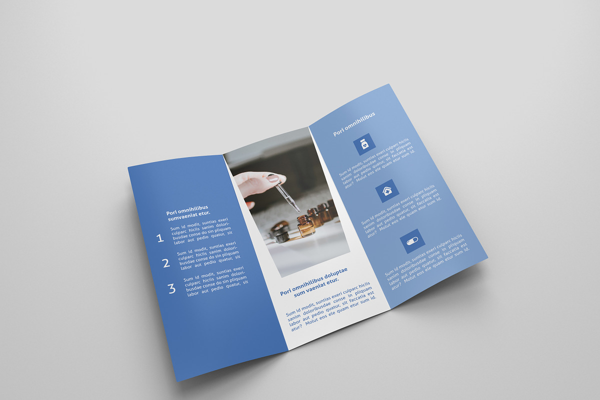 6 Medicine Tri Fold Bochures, a Brochure Template by Creatricks (Photo 8 of 13)
