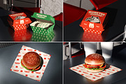 Burger & Fast Food Packaging Mockups, a Packaging Mockup by Vitora Mockup (Thumbnail 3 of 12)