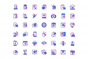 Line design icons with color filling, an Outline Icon by Boyko Pictures (Thumbnail 8 of 10)