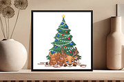 Funny Christmas PNG, an Illustration by Black Bird Studio (Thumbnail 4 of 4)