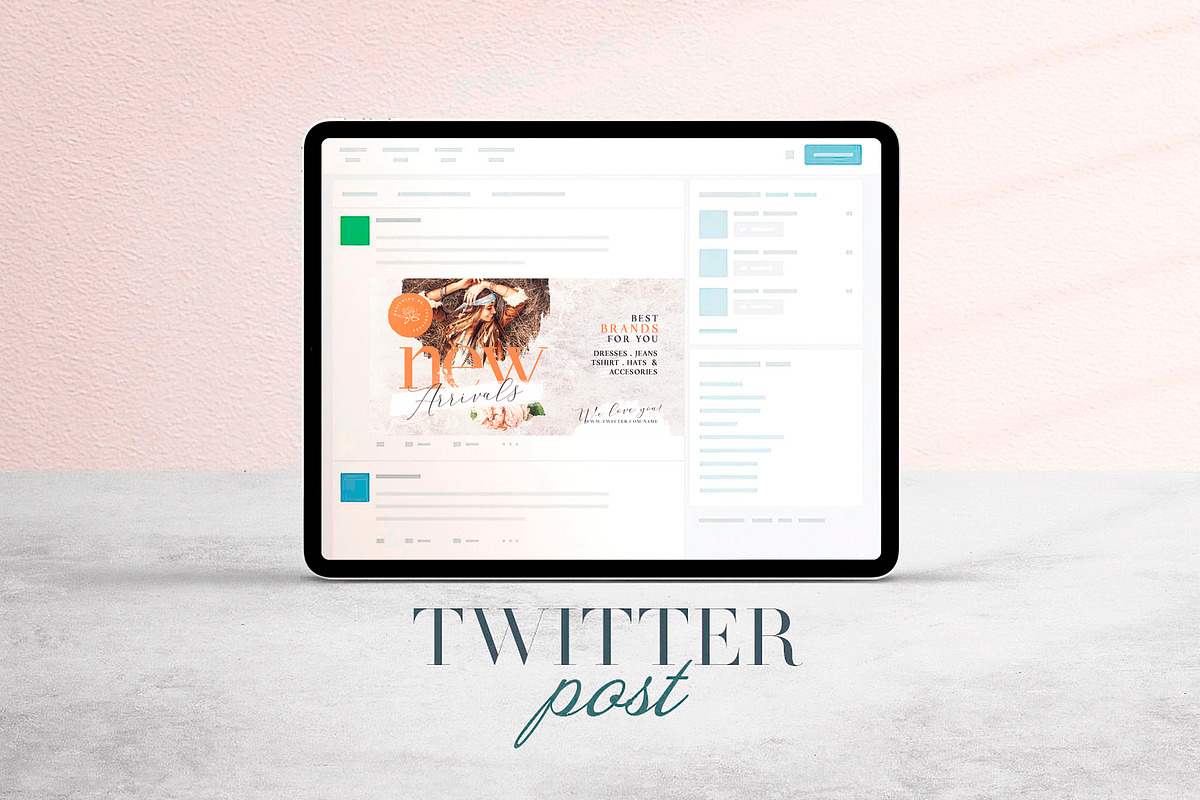 New Arrivals Social Media Pack, a Social Media Template by Touringxx Creative Studio (Photo 6 of 8)
