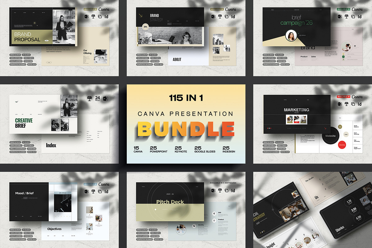 CANVA Presentation Bundle