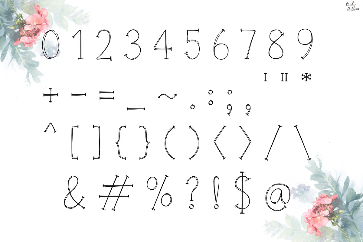 Memo | Serif handwriting font, a Handwritten Font by LivelyAutumn11.11 (Photo 3 of 5)