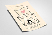 Save The Date Love Card Templates, a Flyer Template by Psd Templates (Thumbnail 2 of 2)