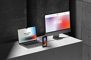 Apple Products Mockup Collection, a Device Mockup by Mockupdaddy (Thumbnail 3 of 20)
