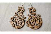 Flower Art Earring Designs, a Graphic by musafir_fashion (Thumbnail 4 of 11)