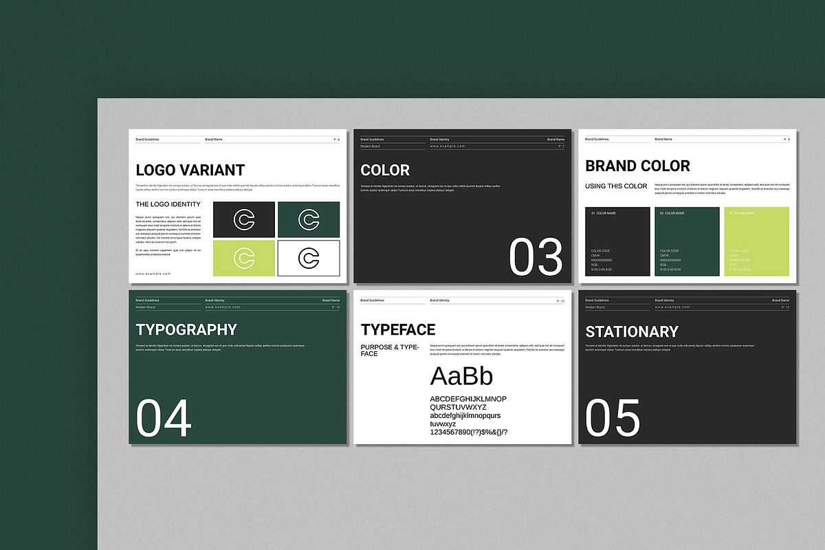 Brand Guideline Template | Canva, a Brochure Template by ElvinPrint (Photo 6 of 8)