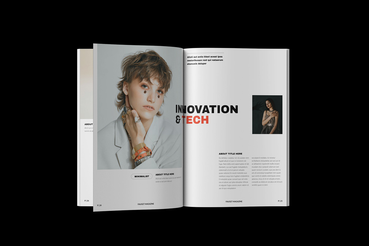 AURA Magazine Brochure Template, a Brochure Template by NorthPeak (Photo 10 of 14)