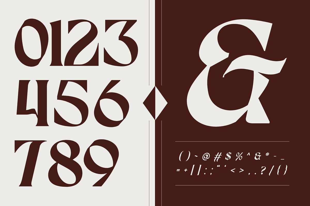 Karis Blackletter - Logo Font, a Blackletter Font by Nirmana Visual (Photo 10 of 14)