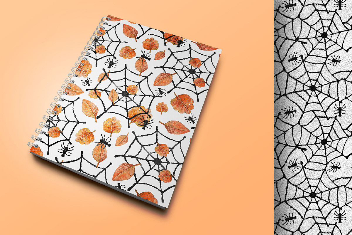 Happy halloween digital paper set, a Pattern Graphic by Artmanata (Photo 10 of 12)