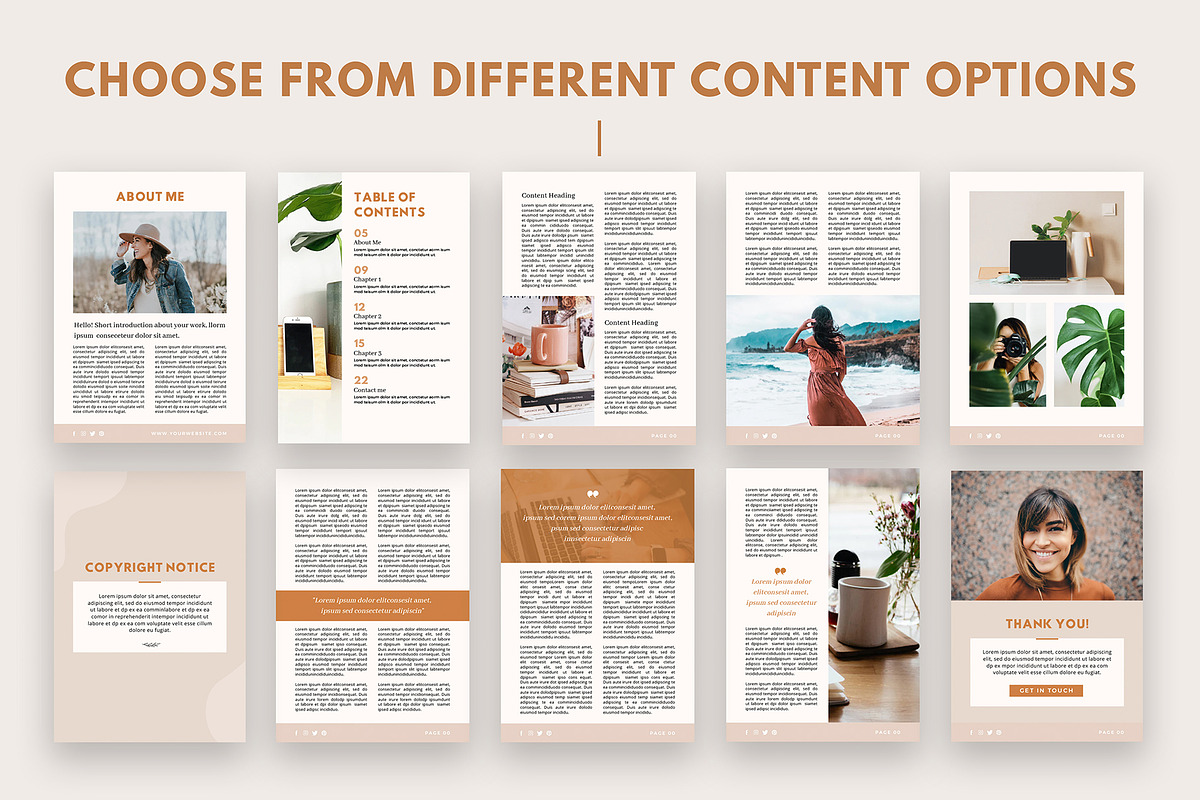 Canva eBook Template, a Magazine Template by Oh so Lively (Photo 4 of 9)