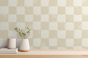 Beige Painted Chessboard, a Wallpaper Graphic by MalyskaStudio (Thumbnail 2 of 4)