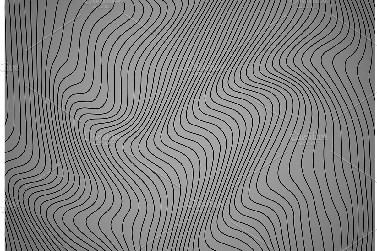 Abstract background with wavy lines, a Pattern Graphic by RODINA (Photo 1 of 3)