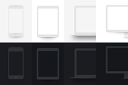 8Multi Device PS Flat/Vector Mockups, an iPhone Mockup by andresvizio (Thumbnail 2 of 12)