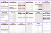 Ultimate Planner Sheets Bundle Canva, a Stationery Template by Mustafiz (Thumbnail 8 of 9)