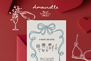 Amourette Hand Drawn Cupids Clipart, a Decorative Illustration by Muse Artist (Thumbnail 9 of 12)