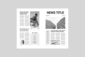 Newspaper MS Word & Indesign