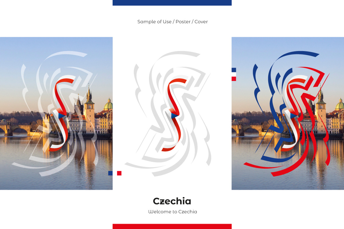 Czechia flag ribbon vector, a Templates & Theme by Simbos (Photo 3 of 9)