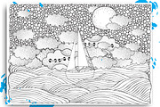 Seascapes black and white, an Object Illustration by ImHope (Thumbnail 5 of 9)