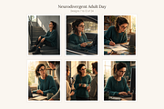 Neurodivergent Adult Set of 24, a Person Illustration by LanternkinStudio (Thumbnail 7 of 13)